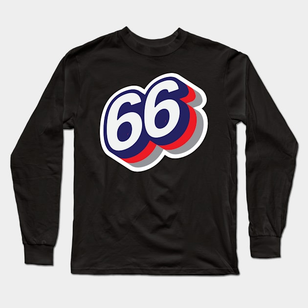 66 Long Sleeve T-Shirt by MplusC